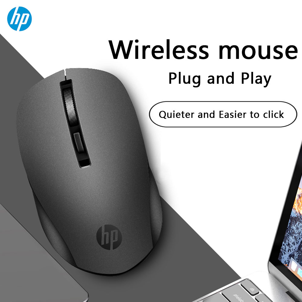 HP Silent Wireless Mouse 1600dpi Ergonomic 2.4G Mause USB Optical Portable Mini Wireless Mouse for PC Computer Laptop Mice