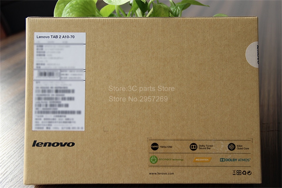 Original Lenovo tab 2 A10-70LC LTE  2G RAM 16G Rom MTK8732 1.7GHz 64 bit 4 core  IPS HD 10 inch 5MP 8MP 7000mAh tablet pc