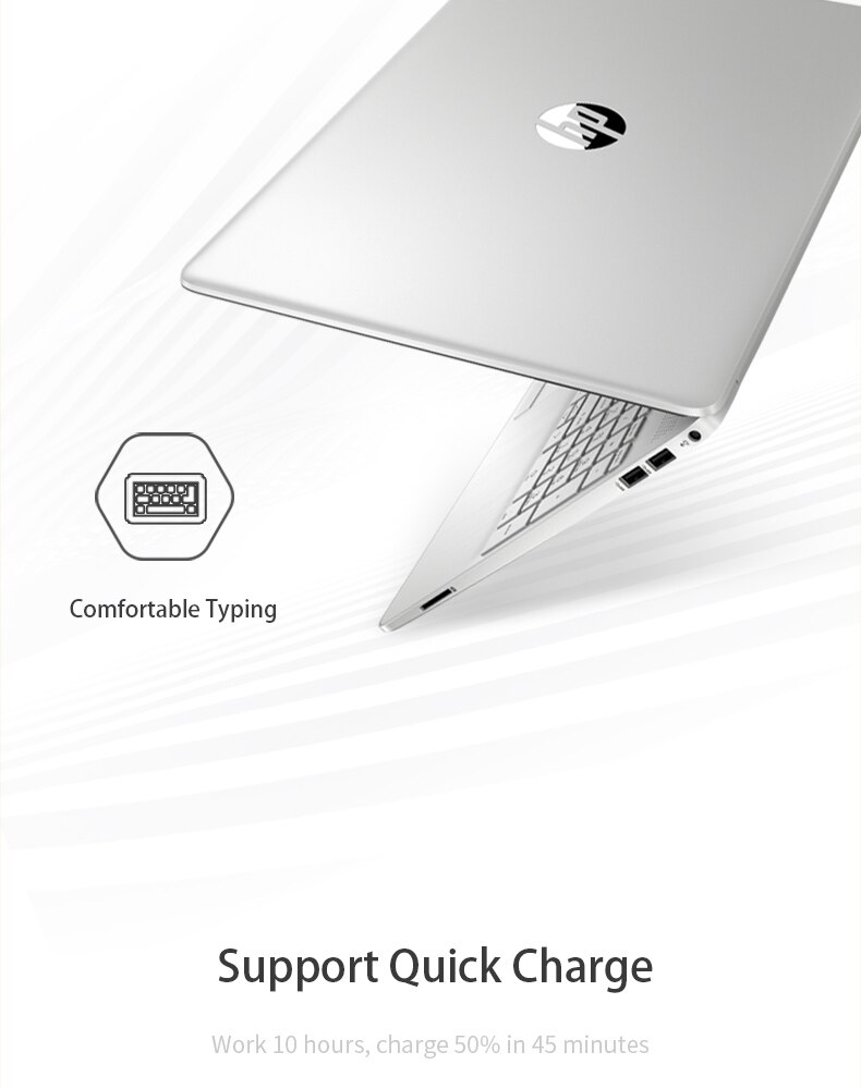 HP 10th Generation STAR 15S-du1008TX 15.6 inch laptop i7-10510U Geforce MX130(2GB) 8GB RAM PCI-E 512GB SSD Windows 10 Notebook