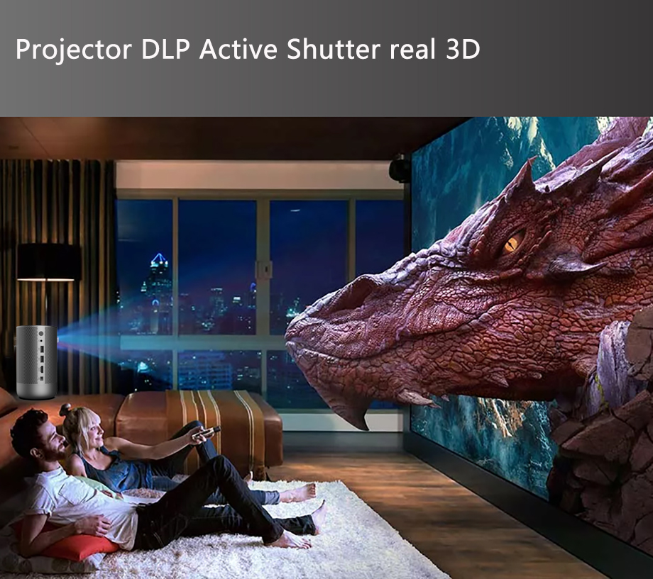 Smartldea D29 Portable 3D dlp Projector native Full HD 1920 1080p handheld Android  wifi 4K beamer Build Battery Home Proyector