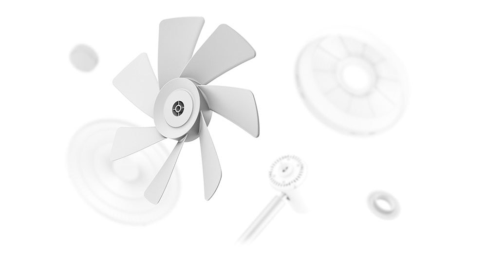 Mijia 1X Fan Smartmi 2S Air Fan DC Frequency Conversion Fan Natural Wind APP Control 2800mAh Floor Standing Air Fan Home