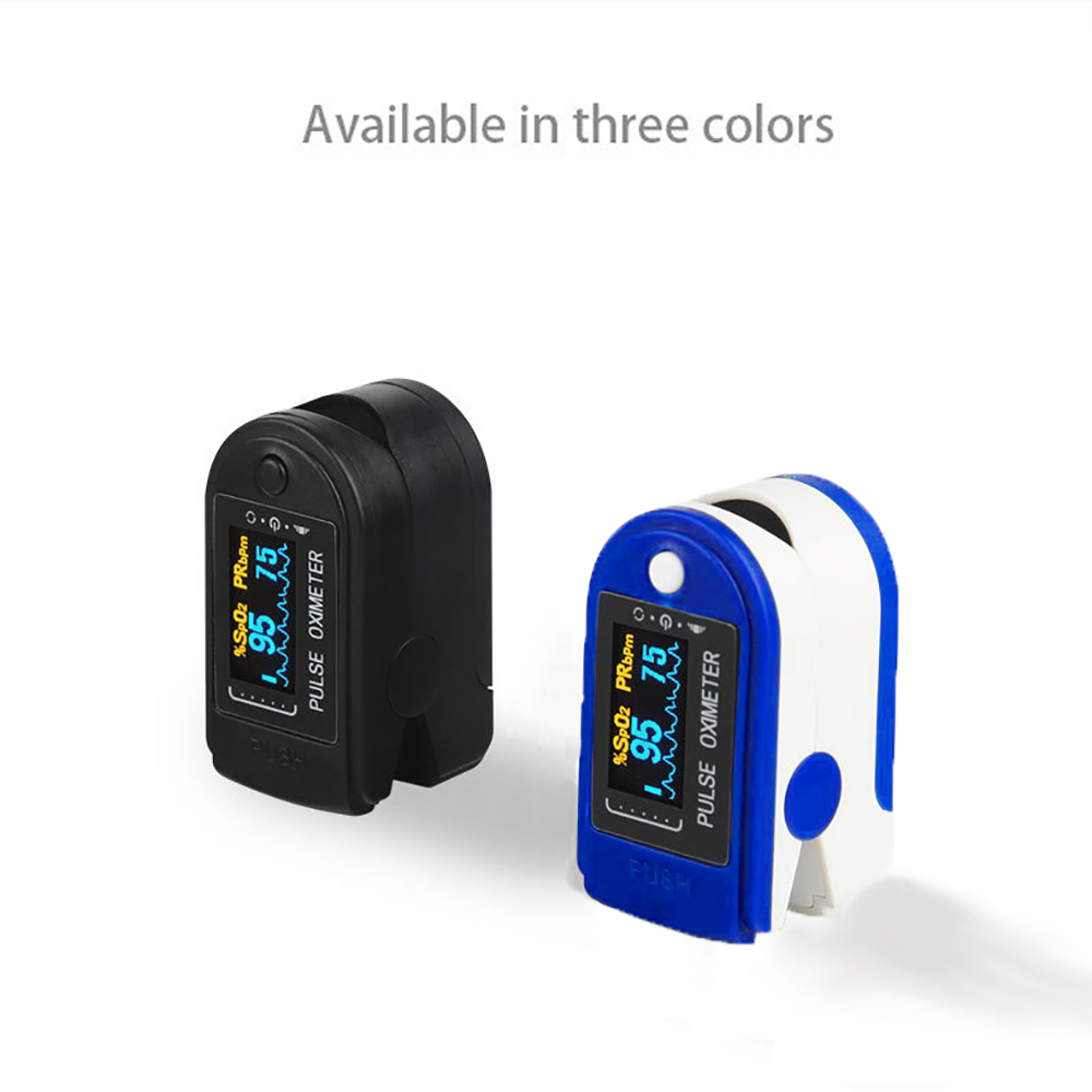 Finger Oximeter Portable Fingertip Pulse Oximeter With LED Household Health Monitors Pulse Oximeter Oximetro SpO2 Monitor
