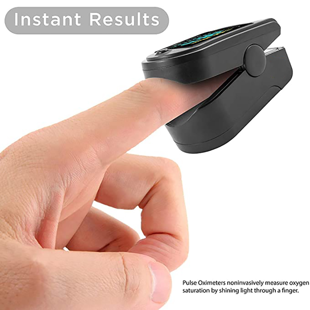 Finger Oximeter Portable Fingertip Pulse Oximeter With LED Household Health Monitors Pulse Oximeter Oximetro SpO2 Monitor