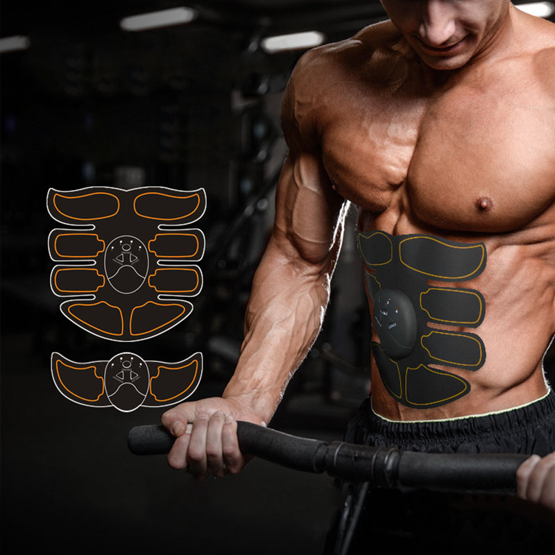 New Smart EMS Muscle Stimulator ABS Abdominal Muscle Toner Body Fitness Shaping Massage Patch Sliming Trainer Exerciser Unisex