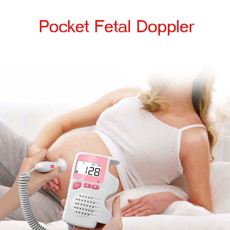 Pocket fetal doppler,Prenatal Baby Heart Beat Monitor 4.5 Display Fetal Doppler Monitor For Pregnant Women