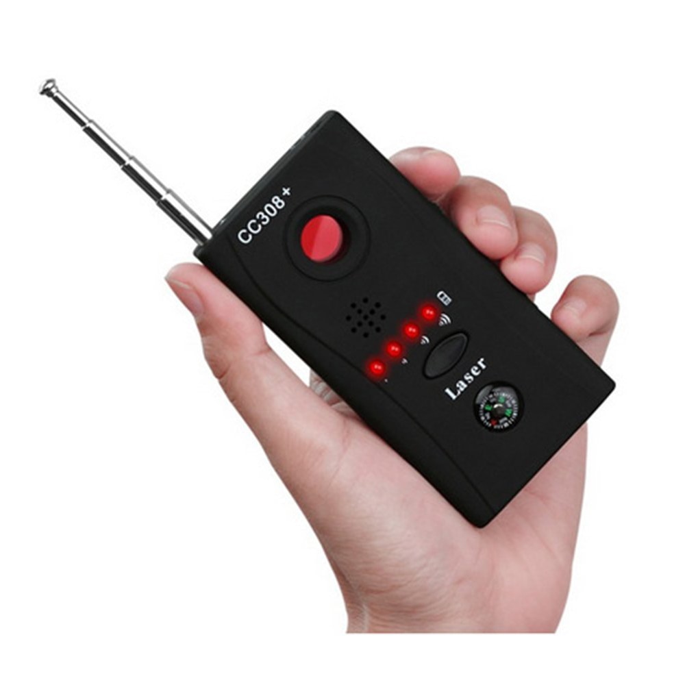 Camara Espia Oculta Anti Spy Bug Detector CC308+ Hidden Camera Sound Signal GSM Spy Device Finder Dedektor with LED Light